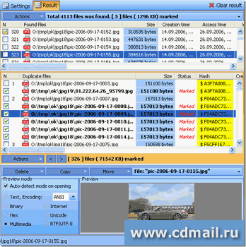 �������� Duplicate File Detector