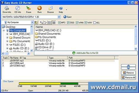 �������� Easy Music CD Burner