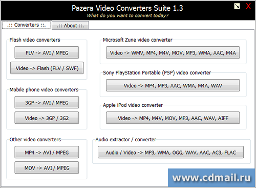 �������� Pazera Video Converters Suite